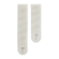Languette de fixation adhésive tableau 8 M + 16 L blanc, lot de 12 paires, Comma - COMMAND