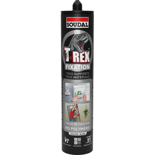 Colle fixation polymere universelle blanc, 485G - SOUDAL