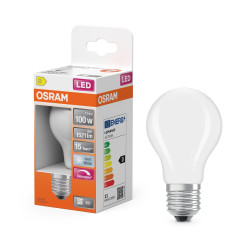 Ampoule led à filament opaque standard E27 blanc, OSRAM - OSRAM