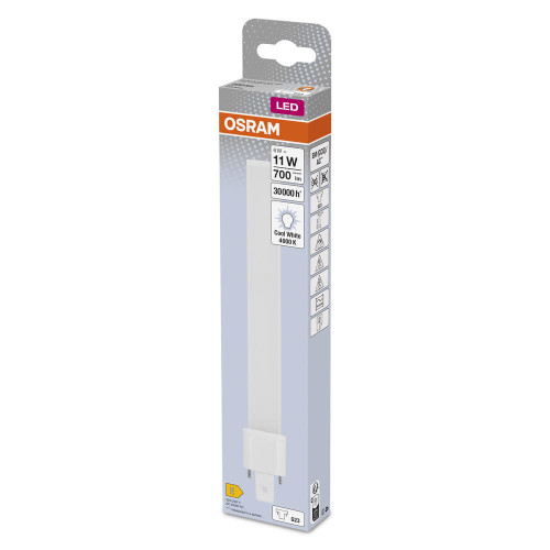 Ampoule led opaque linéaire G23, 700 lumens, OSRAM, blanc neutre - OSRAM