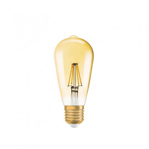 Lot de 2 ampoules led, filament decoratif, Edison E27, 55W, blanc chaud, OSRAM - OSRAM