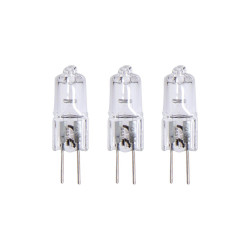 Lot de 3 ampoules halogène, capsule G4, 375lm, blanc chaud, dimmables, XANLITE de marque XANLITE, référence: B9947000