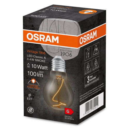 Ampoule led décorative,  E27, 100lm , blanc très chaud, OSRAM - OSRAM