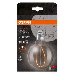Ampoule led décorative, globe 95mm E27, 100lm , blanc très chaud, OSRAM - OSRAM