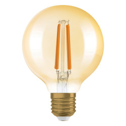 Led globe 80 e27 à filament ambre 60 w chaud OSRAM de marque OSRAM, référence: B9948000