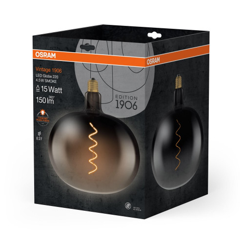 Ampoule led décorative, ballon E27, 150lm , blanc chaud, OSRAM - OSRAM