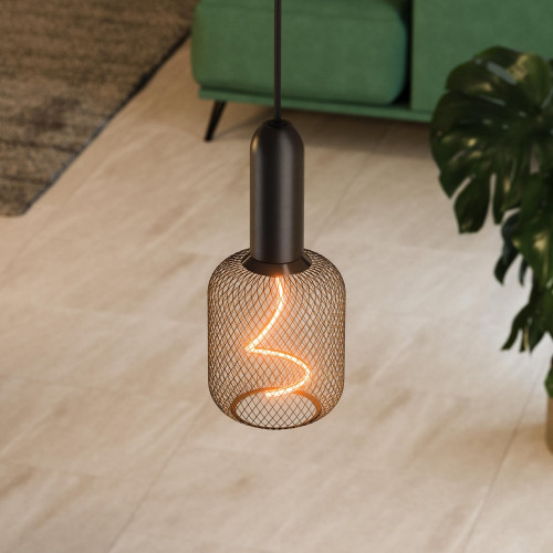 Ampoule led déco, cylindre noir E27, 130lm , blanc chaud, dimmable, OSRAM - OSRAM