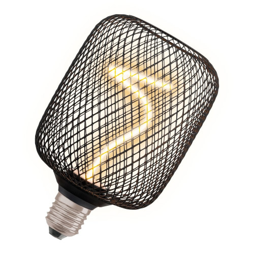 Ampoule led déco, cylindre noir E27, 130lm , blanc chaud, dimmable, OSRAM - OSRAM