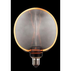 Ampoule led décorative plate, fumée, 130mm, E27, 320lm, blanc chaud de marque EXAGON, référence: B9948400