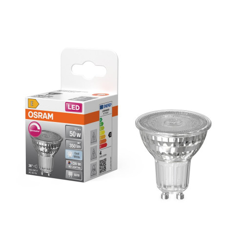 Ampoule led classique, réflecteur GU10, 350lm , blanc neutre, dimmable, OSR - OSRAM