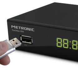 Décodeur satellite touchbox HD, Metronic - Metronic