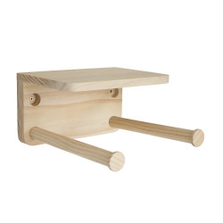 Support vélo mural tablette WOODY de marque BOX & BEYOND, référence: B9951600