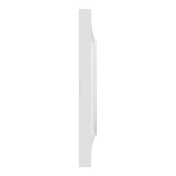 Plaque double Odace Styl, SCHNEIDER ELECTRIC, blanc - SCHNEIDER ELECTRIC