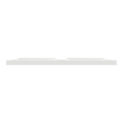 Plaque double Odace Styl, SCHNEIDER ELECTRIC, blanc - SCHNEIDER ELECTRIC