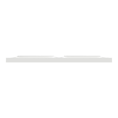 Plaque double Odace Styl, SCHNEIDER ELECTRIC, blanc - SCHNEIDER ELECTRIC
