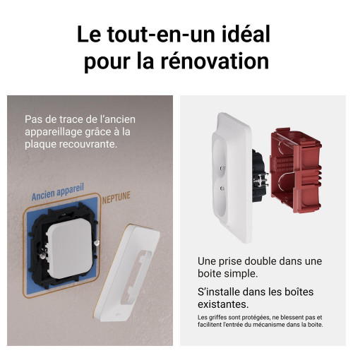Obturateur complet neptune blanc legrand - LEGRAND
