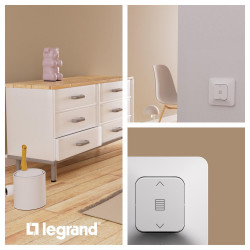 Interrupteur volet roulant complet neptune blanc legrand - LEGRAND