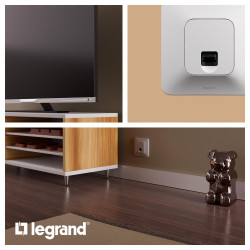 Prise rj45 complet neptune blanc legrand - LEGRAND