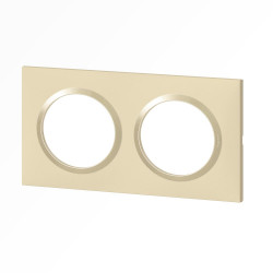 Plaque double Dooxie, LEGRAND, dune - LEGRAND
