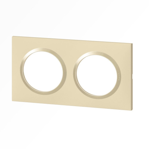 Plaque double Dooxie, LEGRAND, dune - LEGRAND