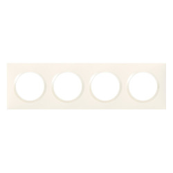 Plaque quadruple Dooxie, LEGRAND, blanc de marque LEGRAND, référence: B9953900