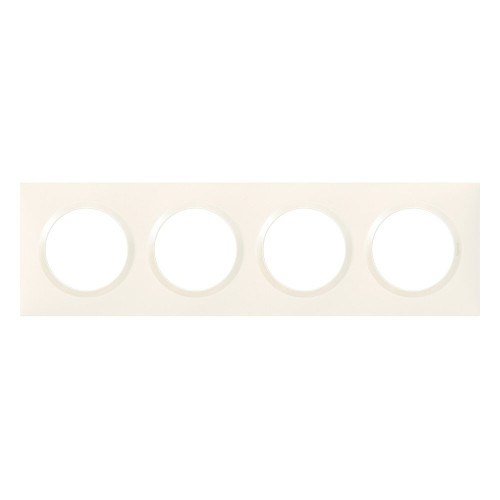 Plaque quadruple Dooxie, LEGRAND, blanc - LEGRAND