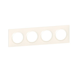 Plaque quadruple Dooxie, LEGRAND, blanc - LEGRAND