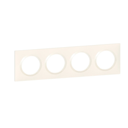 Plaque quadruple Dooxie, LEGRAND, blanc - LEGRAND