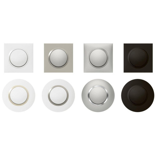 Plaque quadruple Dooxie, LEGRAND, blanc - LEGRAND