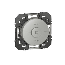 Interrupteur volet roulant, LEGRAND Dooxie, aluminium - LEGRAND
