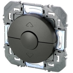 Interrupteur volet roulant, LEGRAND Dooxie, noir - LEGRAND