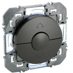 Interrupteur volet roulant, LEGRAND Dooxie, noir - LEGRAND