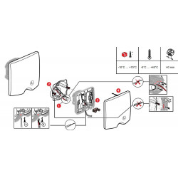 Sortie de câble complet Dooxie, LEGRAND, blanc - LEGRAND