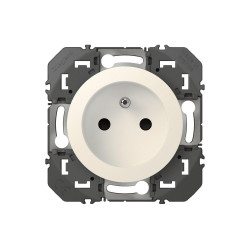 Prise avec terre à assembler Dooxie, LEGRAND blanc de marque LEGRAND, référence: B9955400