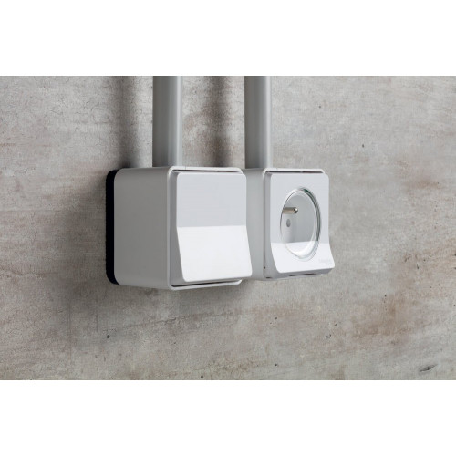 Interrupteur va-et-vient saillie Mureva Styl, SCHNEIDER ELECTRIC, blanc - SCHNEIDER ELECTRIC
