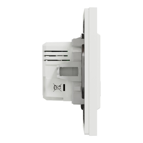 Prise chargeur double usb A+C complet Miluz, SCHNEIDER ELECTRIC, blanc - SCHNEIDER ELECTRIC