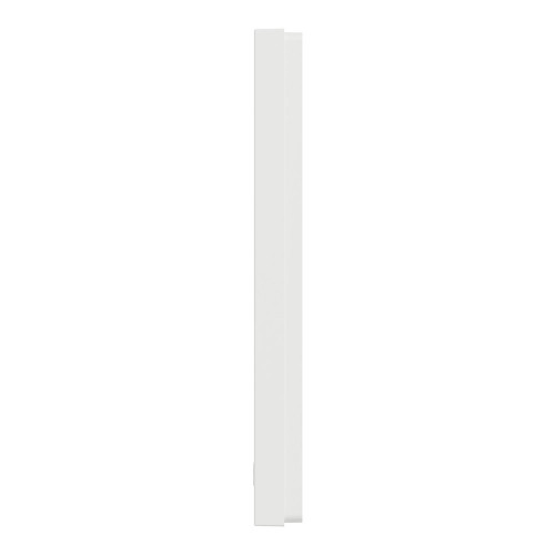 Plaque double horizontale Miluz, SCHNEIDER ELECTRIC, blanc - SCHNEIDER ELECTRIC