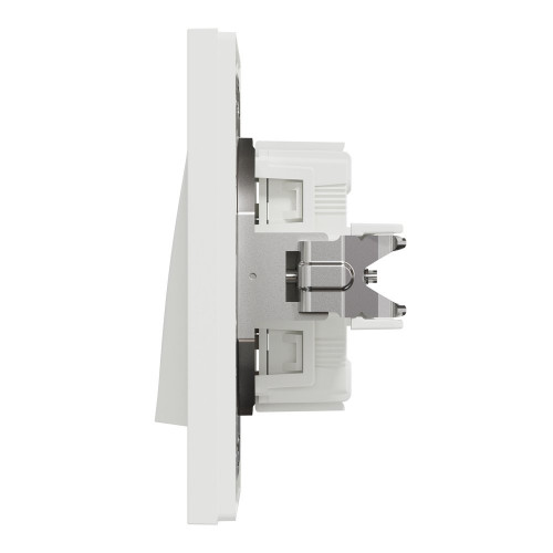 Poussoir lumineux complet  Miluz, SCHNEIDER ELECTRIC, blanc - SCHNEIDER ELECTRIC
