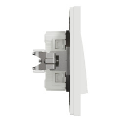 Poussoir lumineux complet  Miluz, SCHNEIDER ELECTRIC, blanc - SCHNEIDER ELECTRIC