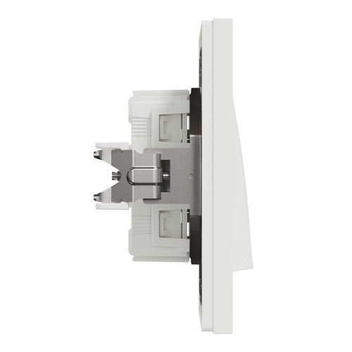 Poussoir lumineux complet  Miluz, SCHNEIDER ELECTRIC, blanc - SCHNEIDER ELECTRIC