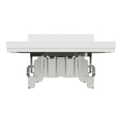 Poussoir lumineux complet  Miluz, SCHNEIDER ELECTRIC, blanc - SCHNEIDER ELECTRIC
