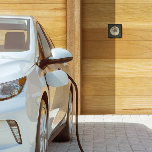 Prise charge voiture électrique saillie Mureva Styl SCHNEIDER ELECTRIC blanc - SCHNEIDER ELECTRIC