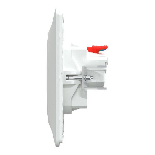Prise avec terre affleurante complet Ovalis, SCHNEIDER ELECTRIC, blanc - SCHNEIDER ELECTRIC