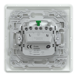 Lot de 5 prises avec terre complet Ovalis, SCHNEIDER ELECTRIC, blanc - SCHNEIDER ELECTRIC