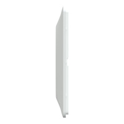 Plaque simple Ovalis, SCHNEIDER ELECTRIC, blanc - SCHNEIDER ELECTRIC