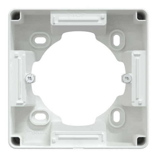 Boîte support pour montage saillie 36mm Ovalis, SCHNEIDER ELECTRIC, blanc - SCHNEIDER ELECTRIC