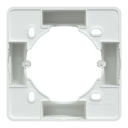 Boîte support pour montage saillie 36mm Ovalis, SCHNEIDER ELECTRIC, blanc - SCHNEIDER ELECTRIC