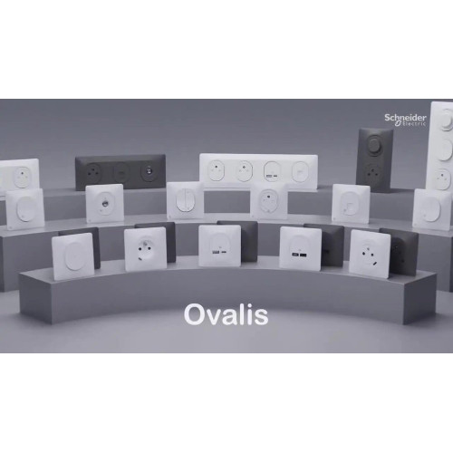 Détecteur de mouvement complet Ovalis, SCHNEIDER ELECTRIC, blanc - SCHNEIDER ELECTRIC