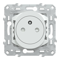 Prise avec terre affleurante à assembler Ovalis, SCHNEIDER ELECTRIC, blanc de marque SCHNEIDER ELECTRIC, référence: B9960600