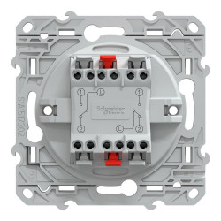 Double interrupteur va-et-vient à assembler Ovalis, SCHNEIDER ELECTRIC, blanc - SCHNEIDER ELECTRIC